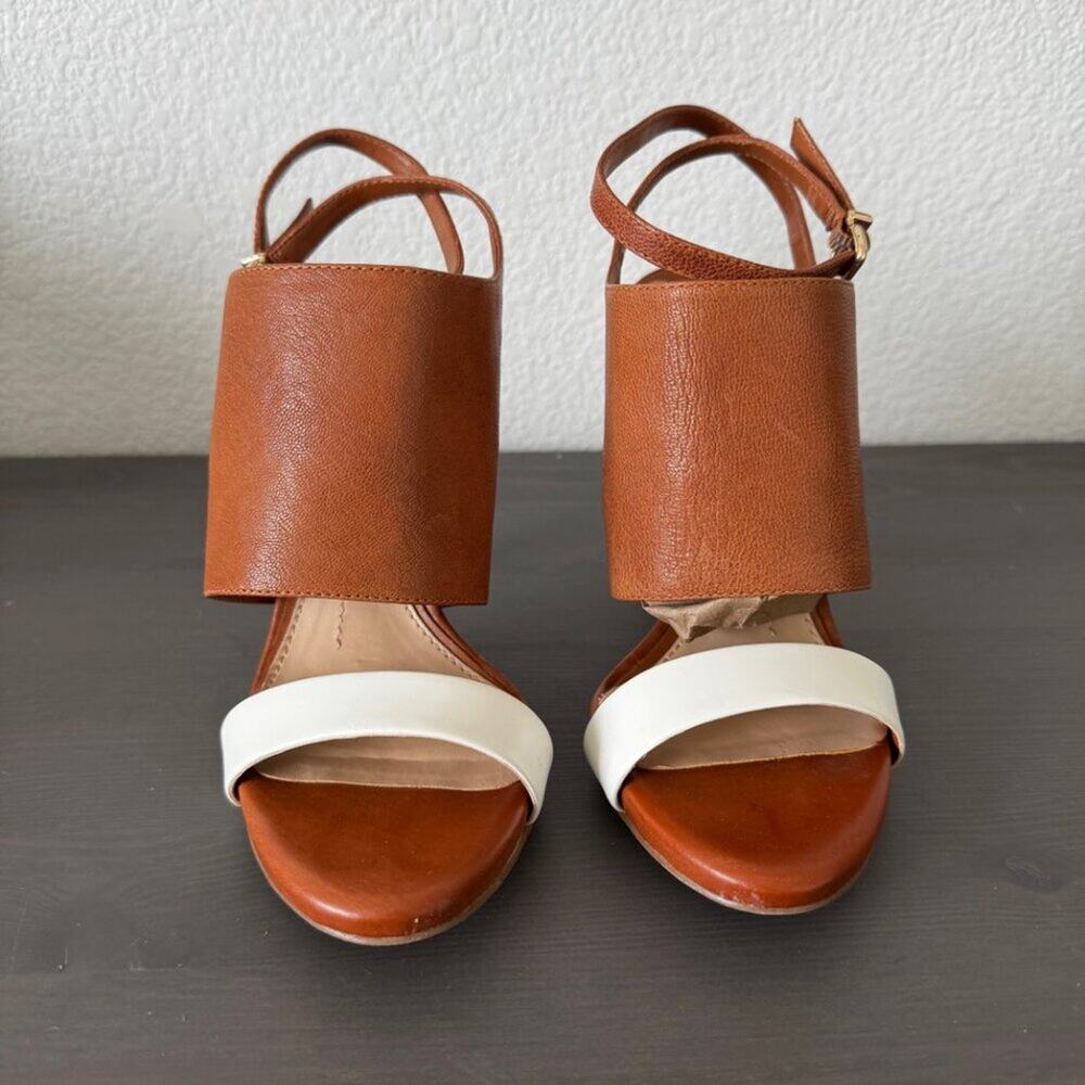 Gianni Bini | Strappy Leather High Heeled Sandals size 6.5 - Picture 3 of 13